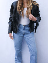 Load image into Gallery viewer, Wild Side Fringe Moto Jacket