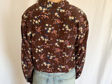 Load image into Gallery viewer, Forget Me Not Silk Blouse