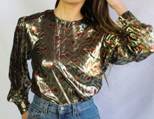 Load image into Gallery viewer, Gilda Metallic Top