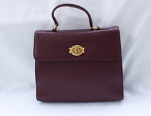 Load image into Gallery viewer, Gemma Burgundy Leather Top Handle