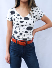 Load image into Gallery viewer, Kylie Cowhide Tee