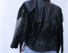 Load image into Gallery viewer, Wild Side Fringe Moto Jacket