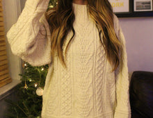 Load image into Gallery viewer, Fireside Cable Knit Sweater