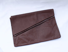 Load image into Gallery viewer, Roma Double Flap Leather Clutch
