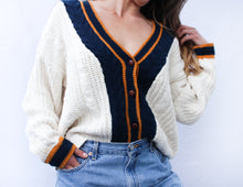 Load image into Gallery viewer, Varsity Blues Cardigan
