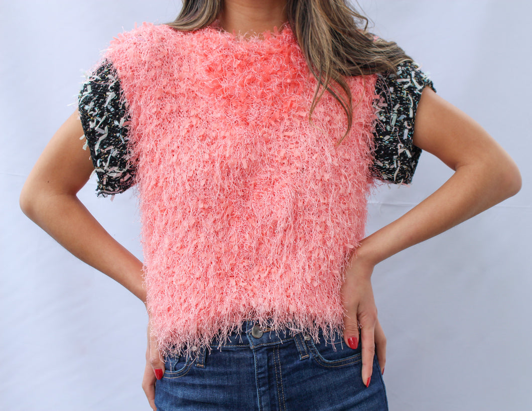 Girls Night Out Textured Top