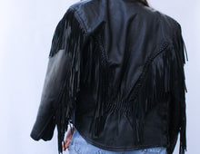 Load image into Gallery viewer, Wild Side Fringe Moto Jacket

