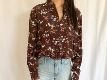 Load image into Gallery viewer, Forget Me Not Silk Blouse
