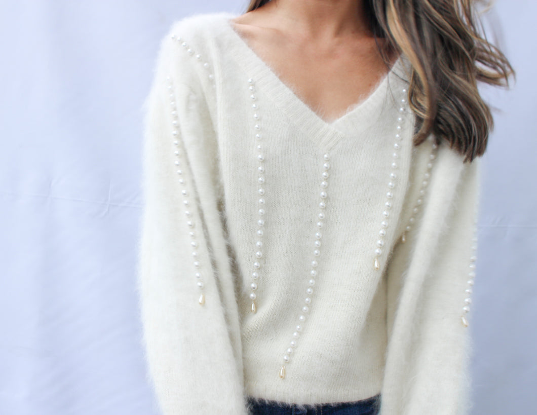 Forget About It Angora Sweater